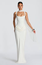 Alvea™ Vestido maxi de escote cuadrado