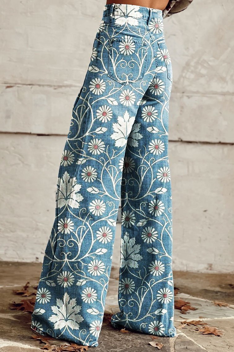Alvea™ Pantalón boho vintage