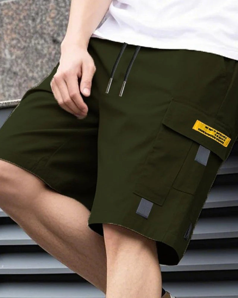 Shorts cargo casual para hombre