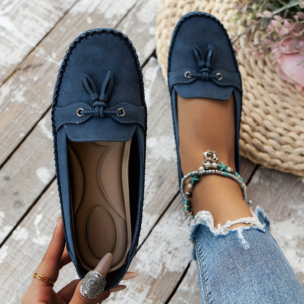 Bella - Mocasines clásicos con detalle de borlas