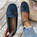 Bella - Mocasines clásicos con detalle de borlas