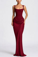 Alvea™ Vestido maxi de escote cuadrado