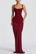 Alvea™ Vestido maxi de escote cuadrado
