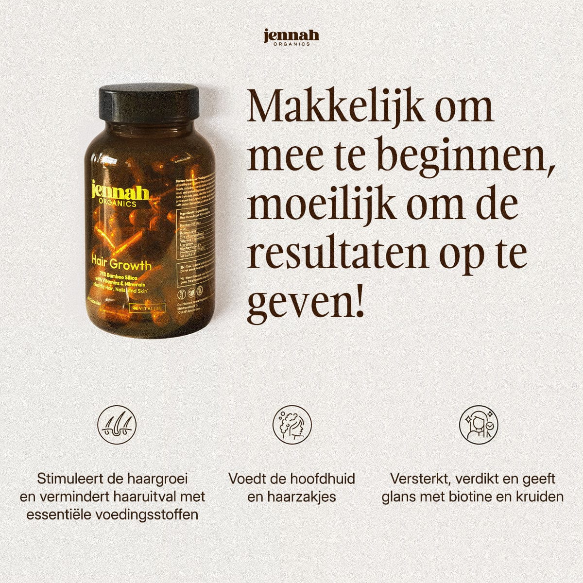 Hair Growth | Met Spermidine & Erwtenscheuten voor Sterker Haar
