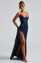 Alvea™ HELEN ICON MAXI DRESS — NAVY
