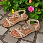 Elsa - Sandalias gladiadoras adornadas