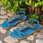 Elsa - Sandalias gladiadoras adornadas