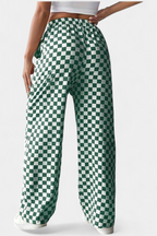 Alvea™ Hilaria Pantalones de Pierna Ancha con Estampado a Cuadros
