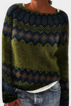 Alvea™ Jolessa Jersey de Punto con Estampado Nórdico