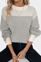 Alvea™ Rachael Jersey de Cuello Redondo en Bloques de Color