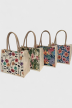Alvea™ Taila Bolsa de Yute con Estampado Floral y Diseño Ecológico