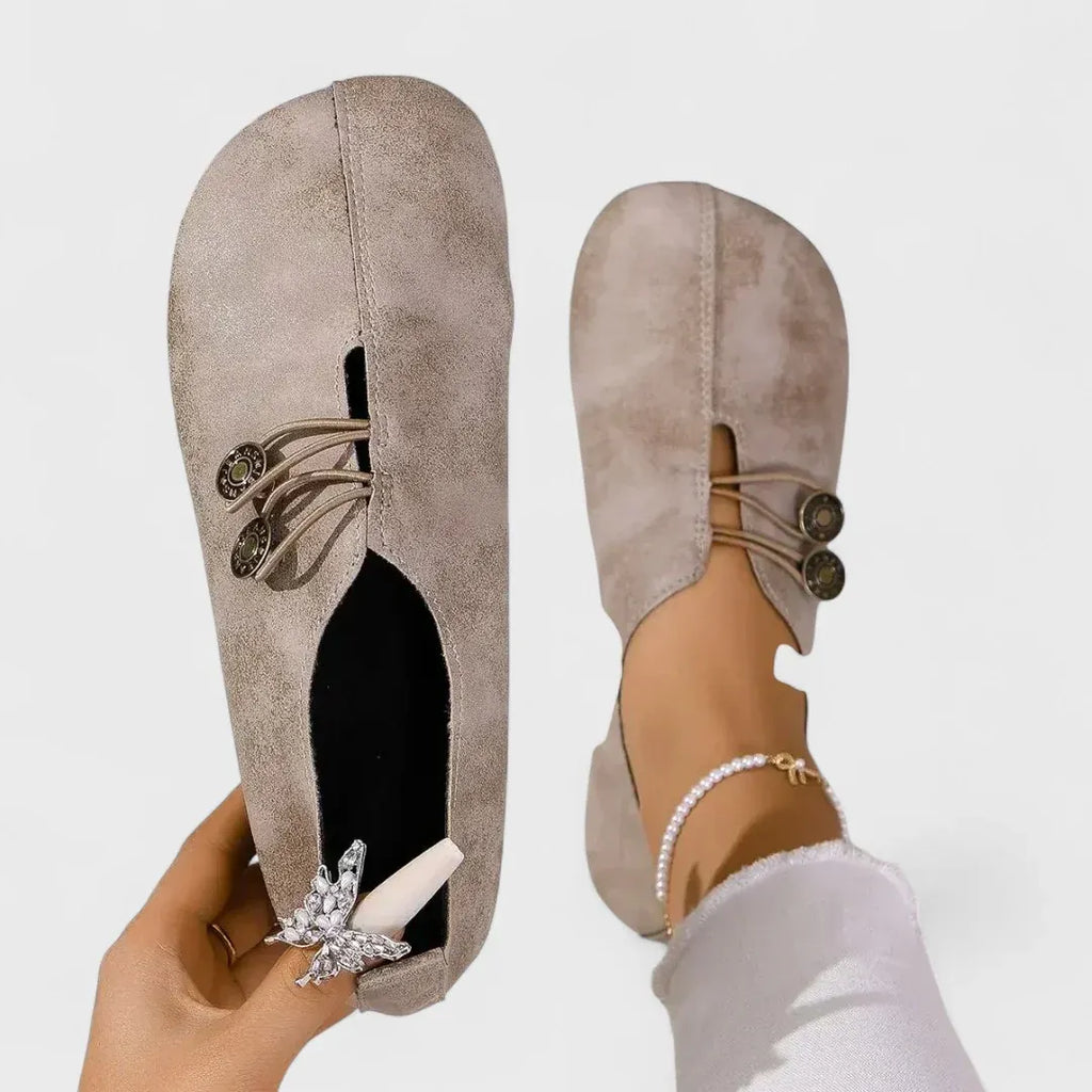 Lidia - Mocasines ortopédicos con diseño artesanal