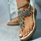 Esmeralda - Sandalias joya con diseño artesanal