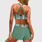 Alvea™ Janelle - Bikini de Cintura Alta Acanalado