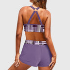 Alvea™ Janelle - Bikini de Cintura Alta Acanalado