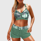 Alvea™ Janelle - Bikini de Cintura Alta Acanalado