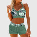 Alvea™ Janelle - Bikini de Cintura Alta Acanalado