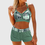Alvea™ Janelle - Bikini de Cintura Alta Acanalado
