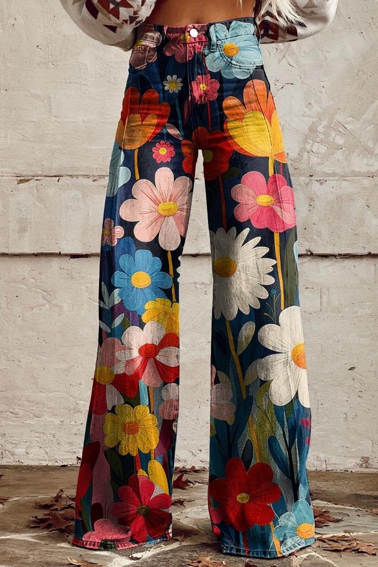 Alvea™ Pantalón boho vintage