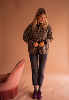 Alvea™ Isa Chaqueta Corta con Estampado de Leopardo