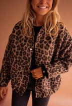 Alvea™ Isa Chaqueta Corta con Estampado de Leopardo