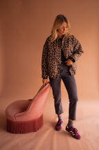 Alvea™ Isa Chaqueta Corta con Estampado de Leopardo