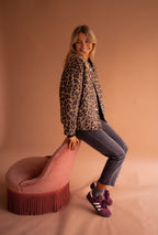 Alvea™ Isa Chaqueta Corta con Estampado de Leopardo