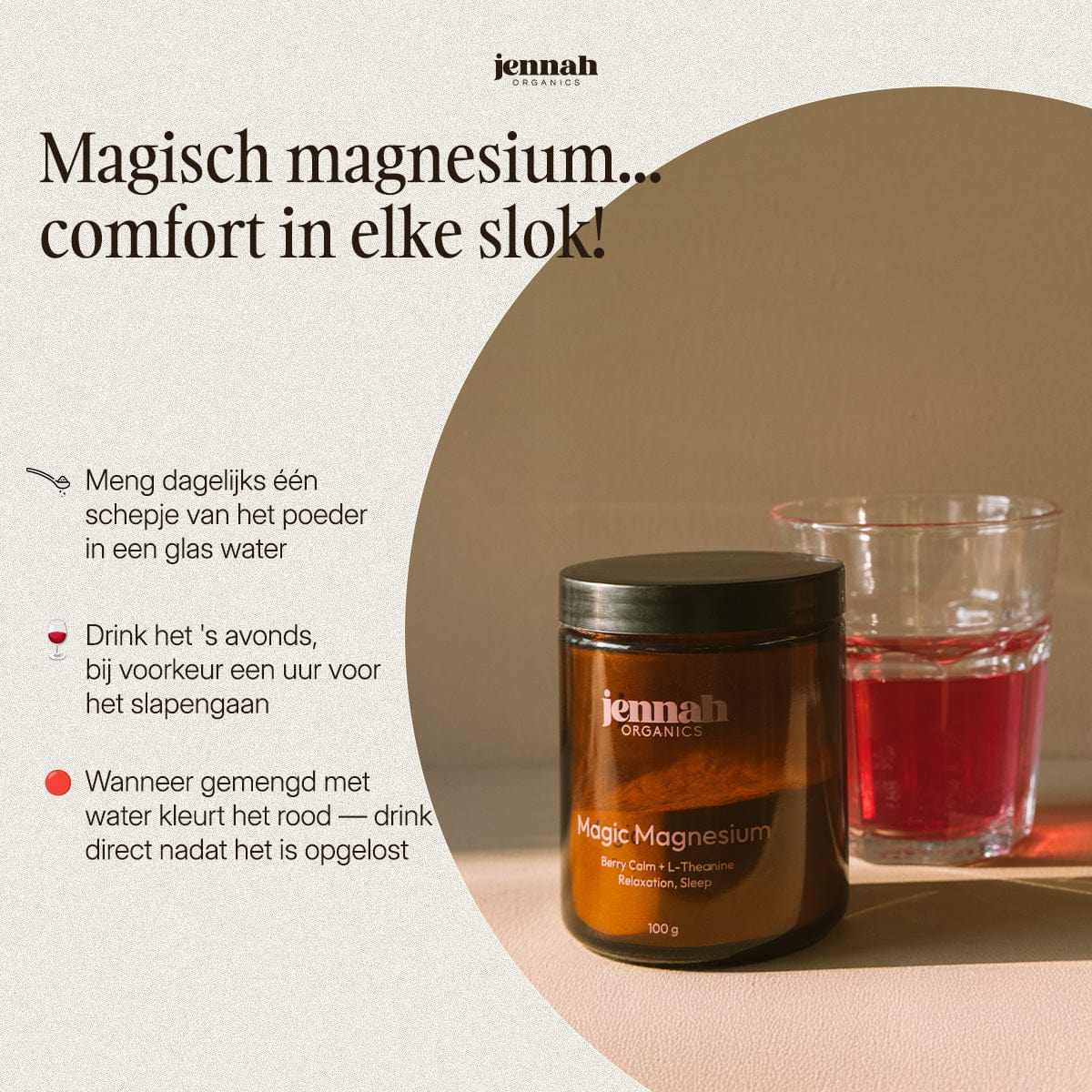 Magic Magnesium | Triple Magnesium & L-Theanine voor Rust en Focus