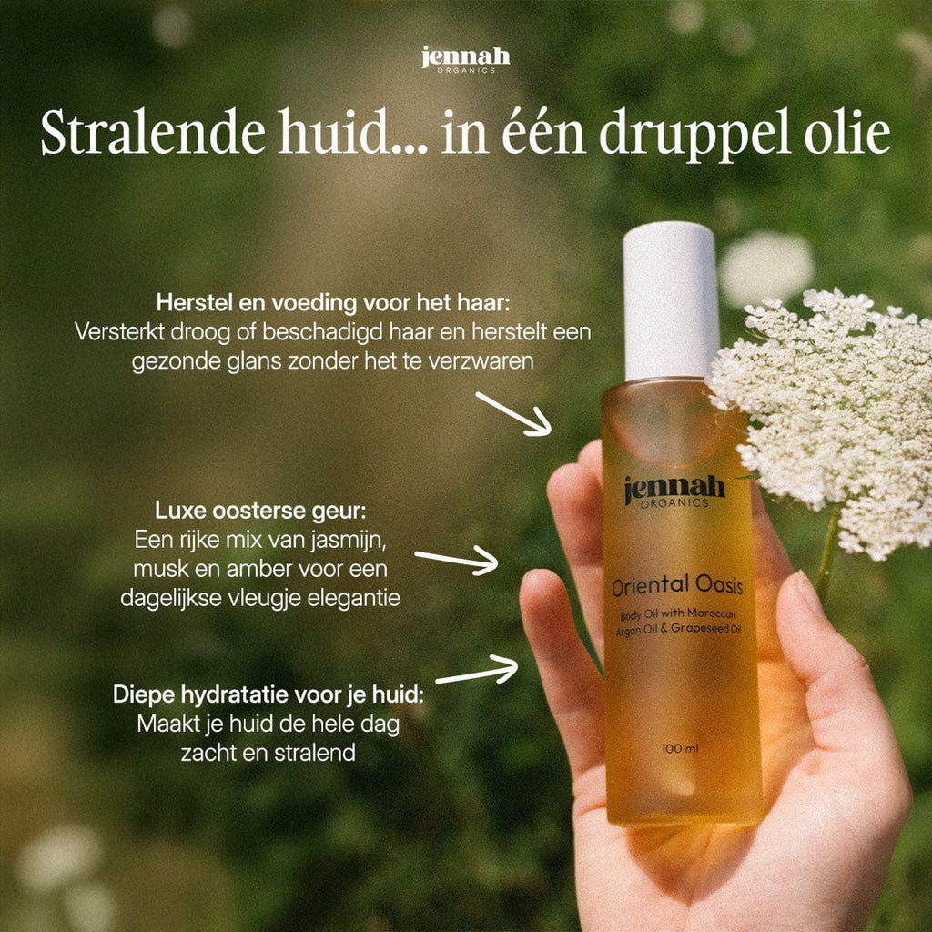 Oriental Oasis - Verzorging voor huid & haar met argan en druivenpit