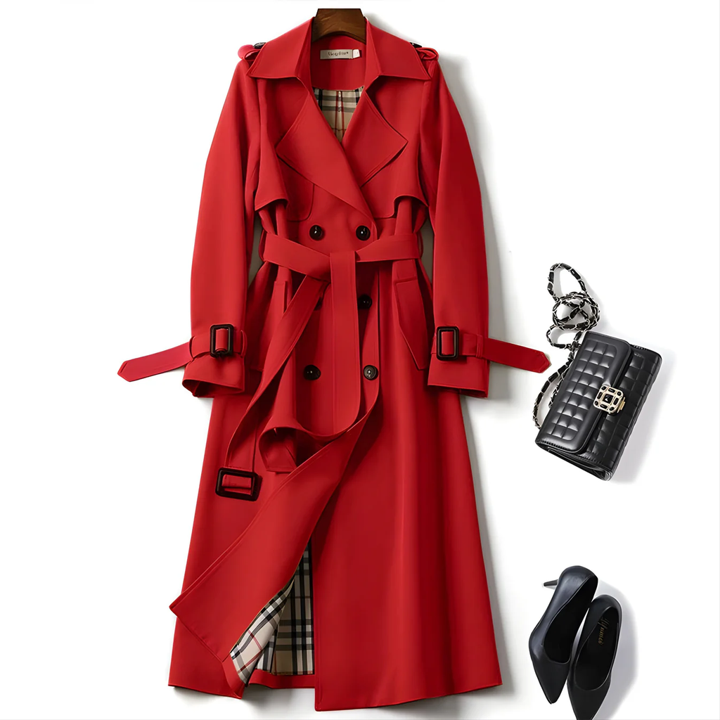 Alvea™ Gabardina elegante y a la moda
