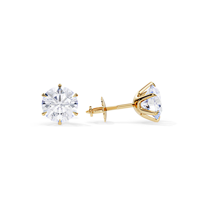 Alvea™ Elegantes Pendientes Tera de Oro Blanco