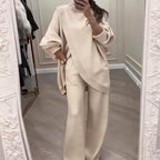 Alvea™ Conjunto Oversize Asimétrico de Punto -  Máximo confort