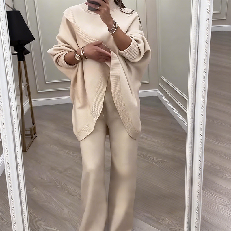 Alvea™ Conjunto Oversize Asimétrico de Punto -  Máximo confort