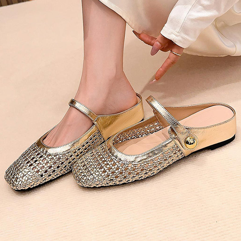 Bella | Mules Mary-Jane Sin Talón