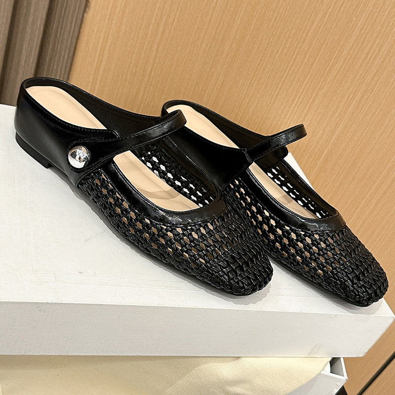 Bella | Mules Mary-Jane Sin Talón