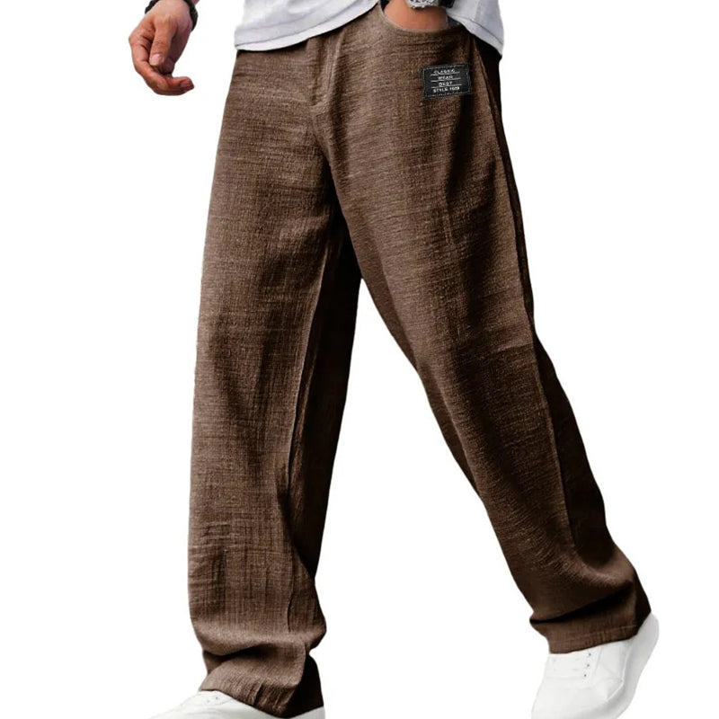 GABRIEL | PANTALONES LIGEROS DE CORTE RECTO