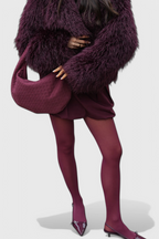 Alvea™ Lila Bolso Mediano Woven con Detalle de Nudo