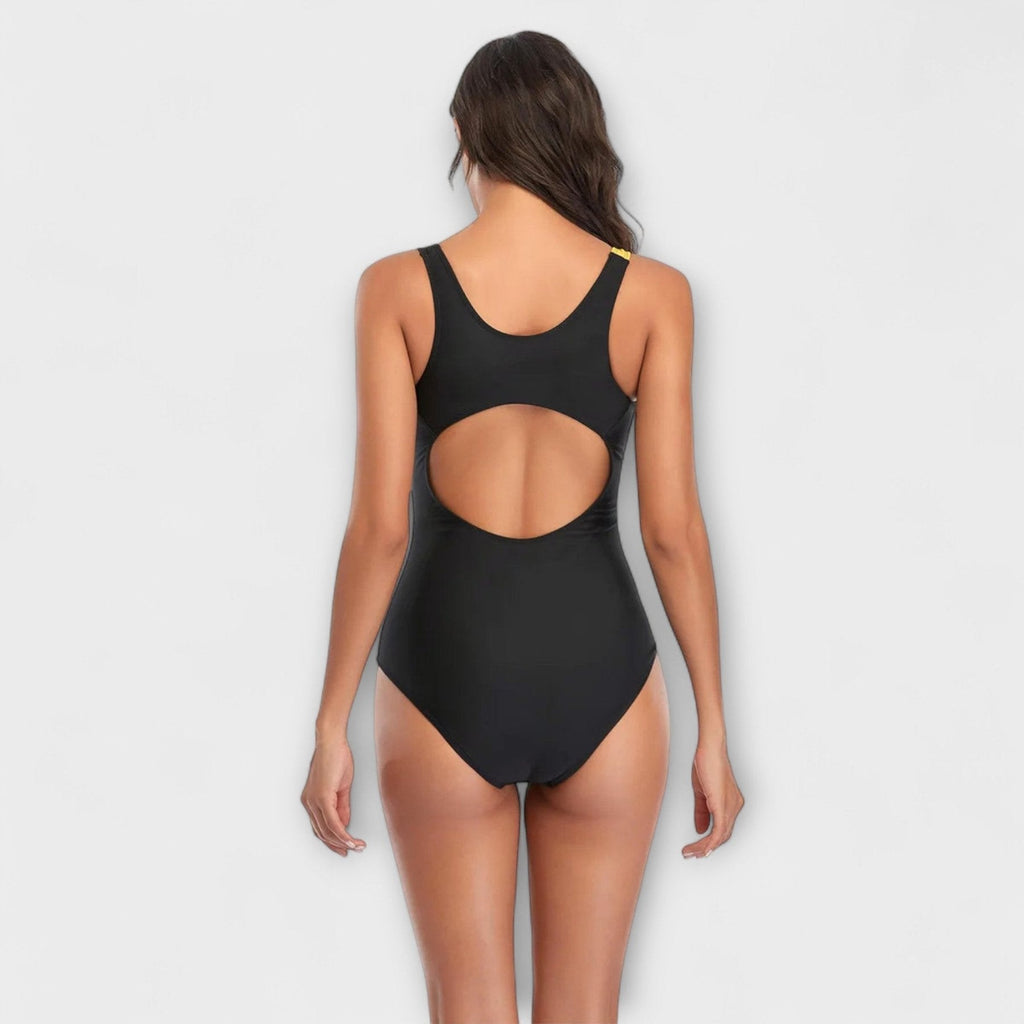 Alvea™ Traje de Baño de Una Pieza Deportivo con Corte en la Espalda