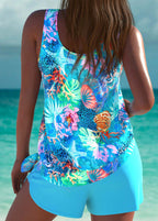 Alvea™ Trudy – Tankini elegante con efecto vientre plano y short a juego