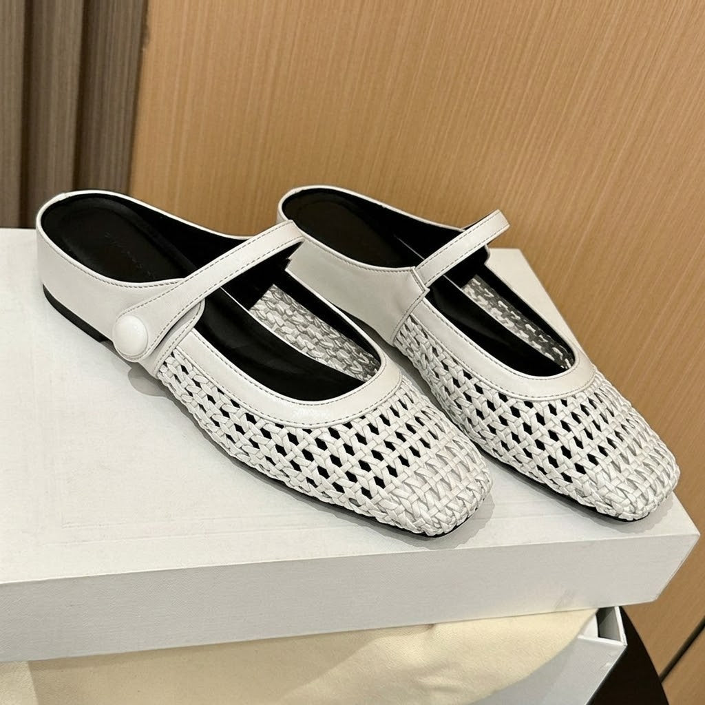 Bella | Mules Mary-Jane Sin Talón