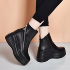 Alvea™ Botines Ortopédicos de Piel con Plataforma⏐Edición Premium